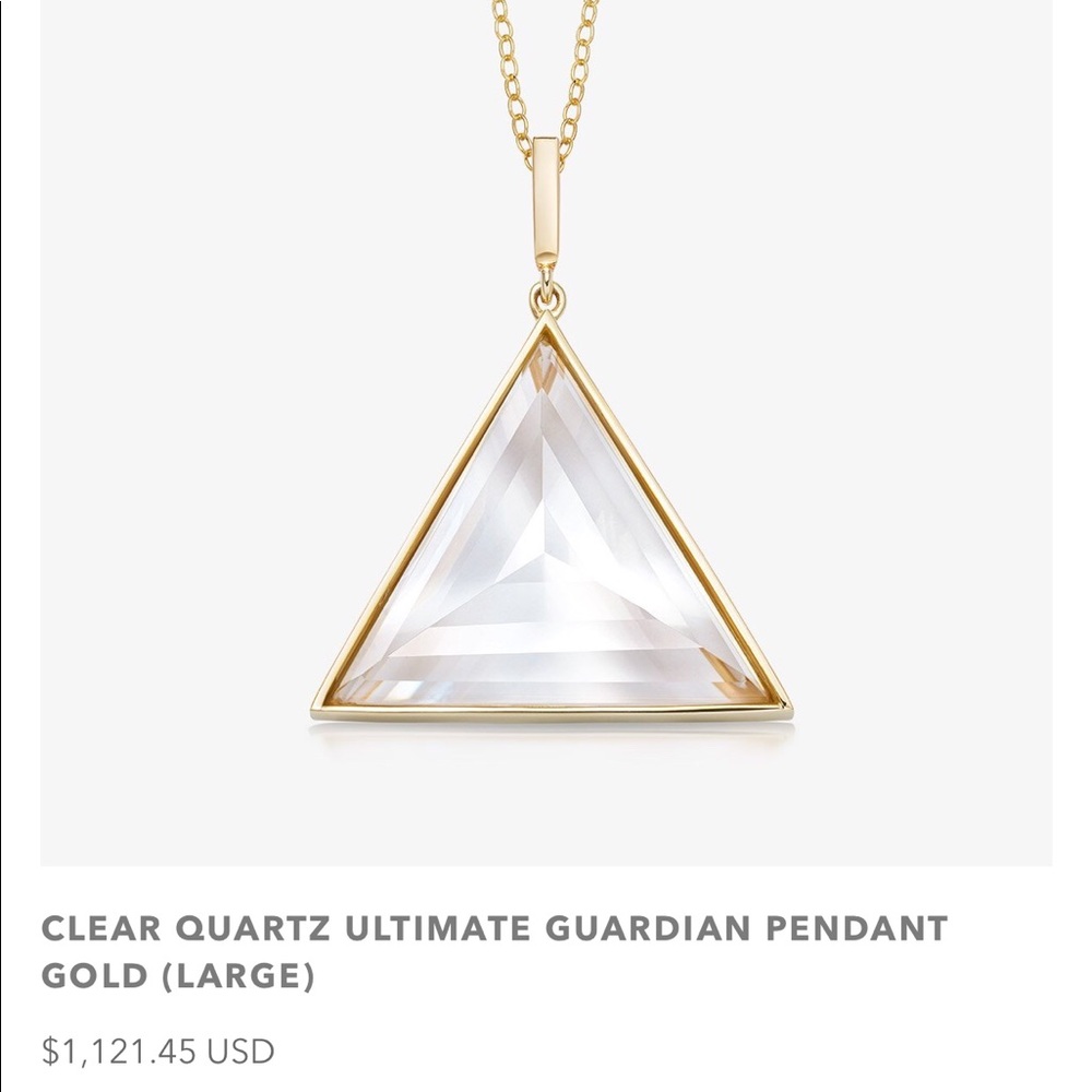 Rock & Raw Clear Quartz Guardian Pendant & Chain